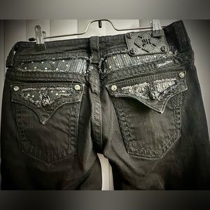 Miss Me Size 30 Black Jeans, NWOT, smoke free home, waist 28”, inseam 33”